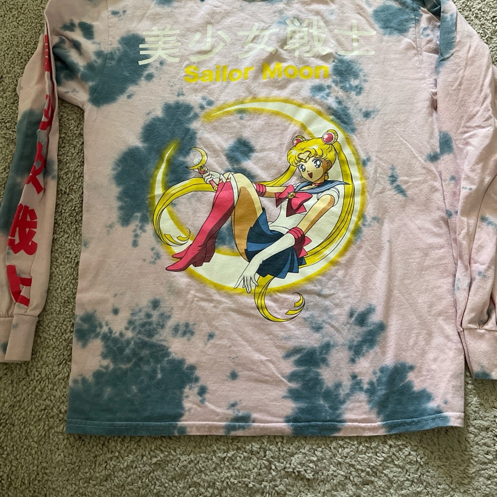 Sailor Moon Tie-Dye Long Sleeve Shirt